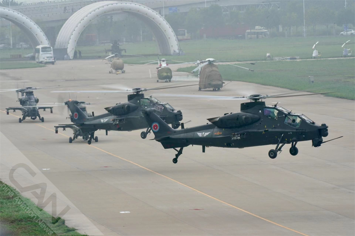 2023年中国天津直博览会:直-10武装直升机/直-19武装直升机/直-20通用直升机飞行表演