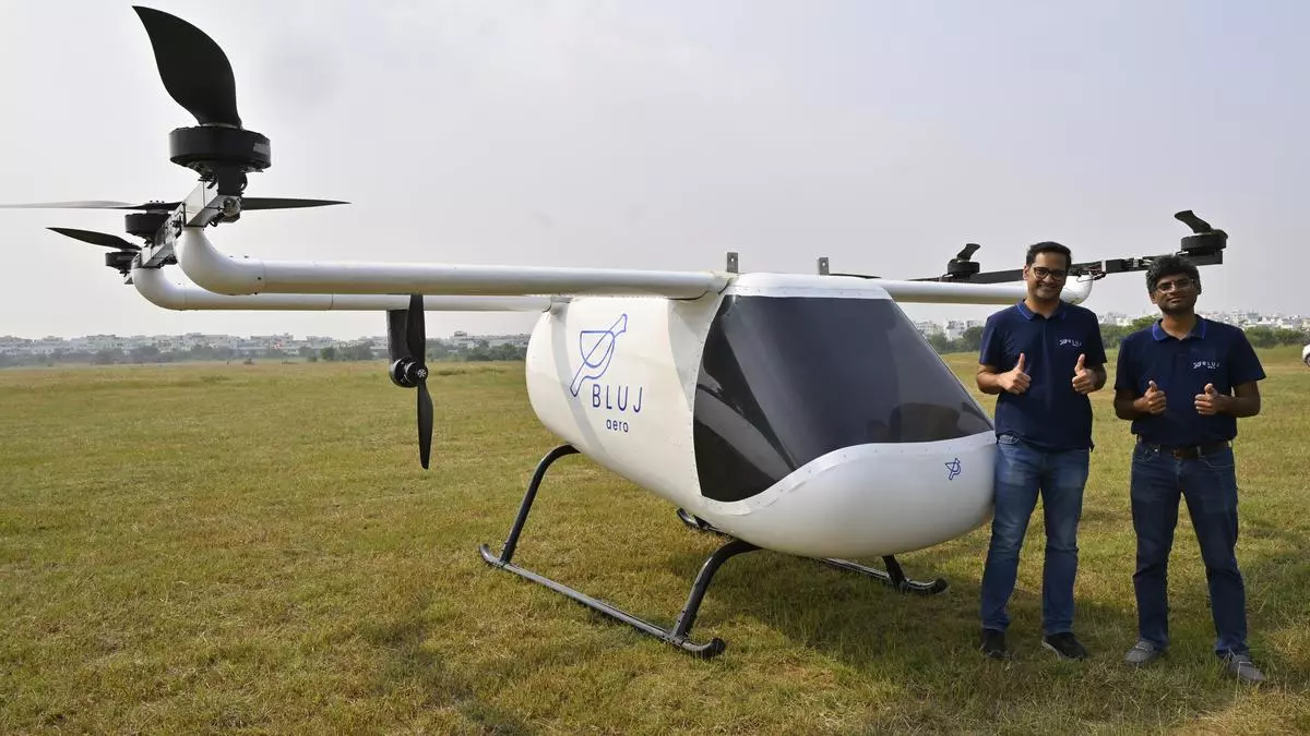 印度BluJ Aero 展示 eVTOL 飞机